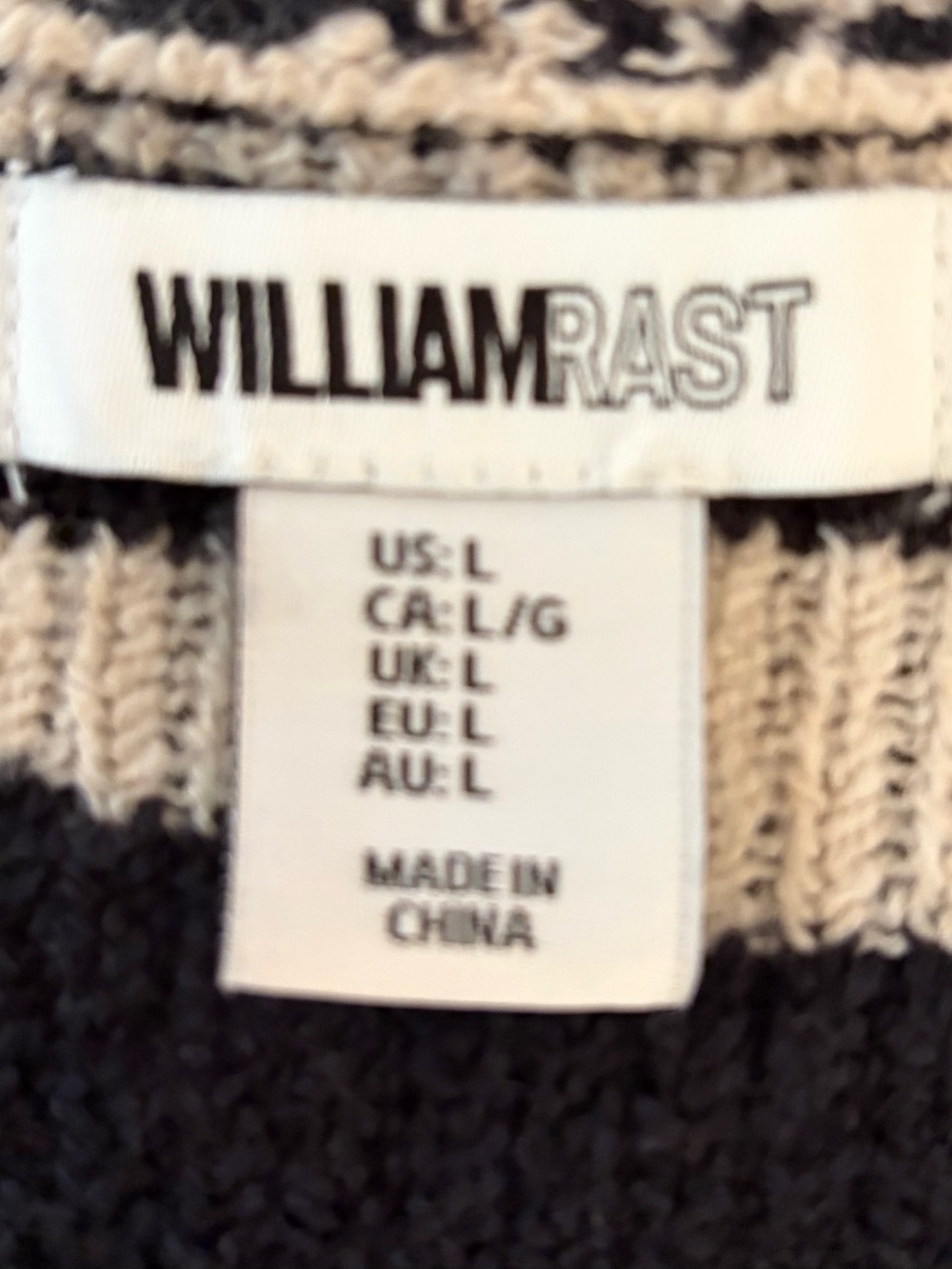 William Rast Open Front Sweater Jacket - Size Large. - Picture 11 of 12